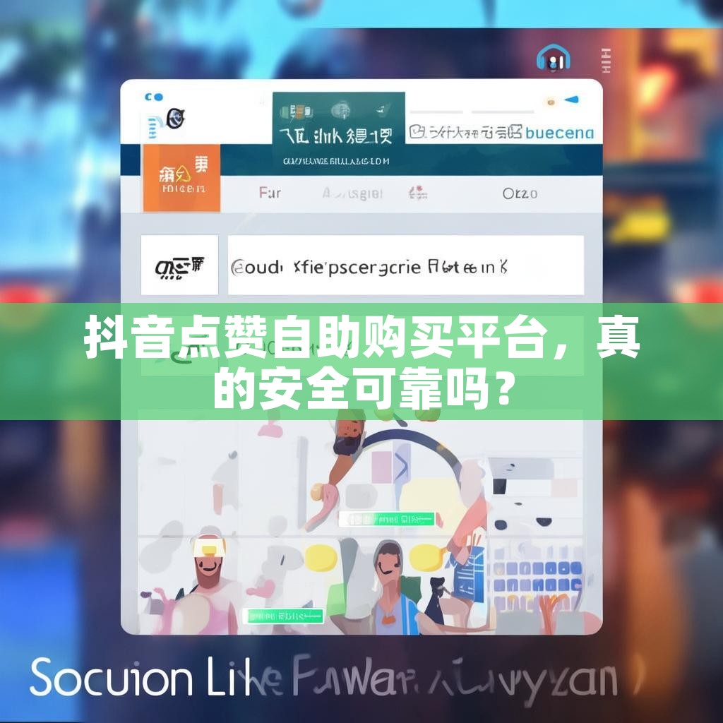 抖音点赞自助购买平台，真的安全可靠吗？