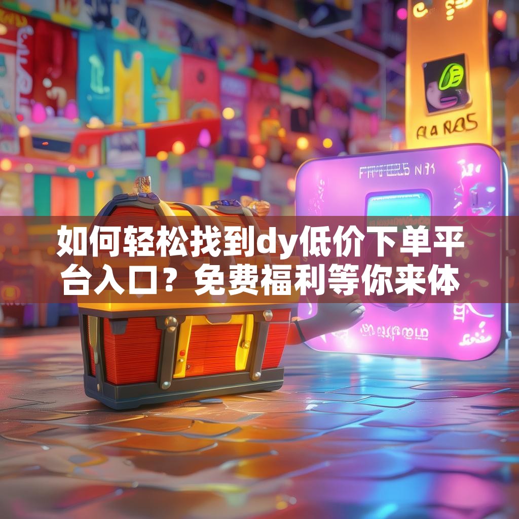 如何轻松找到dy低价下单平台入口？免费福利等你来体验！