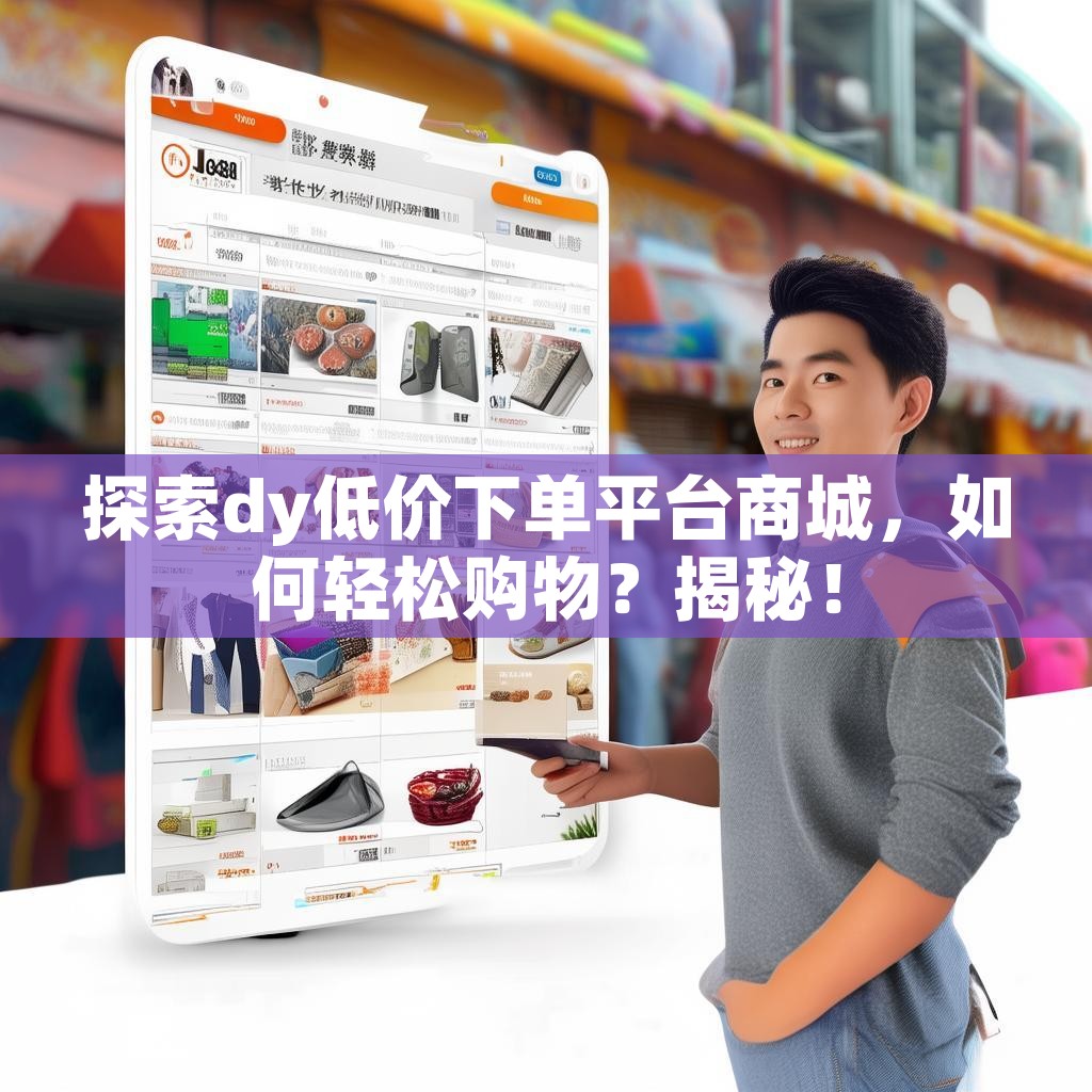 探索dy低价下单平台商城，如何轻松购物？揭秘！