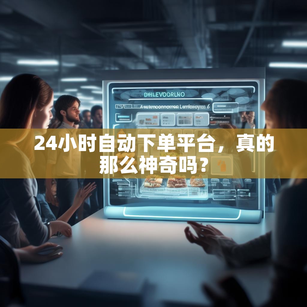 24小时自动下单平台，真的那么神奇吗？