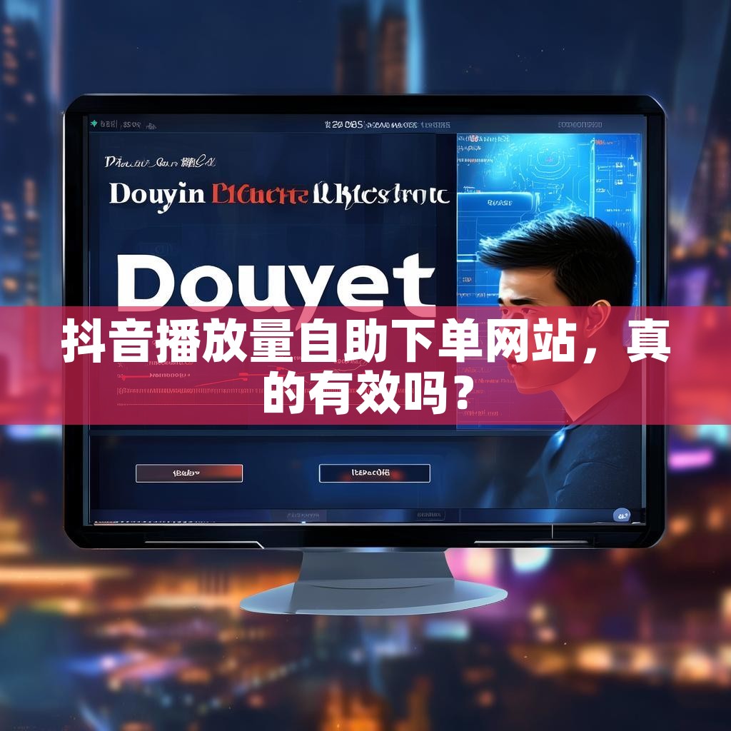 抖音播放量自助下单网站，真的有效吗？