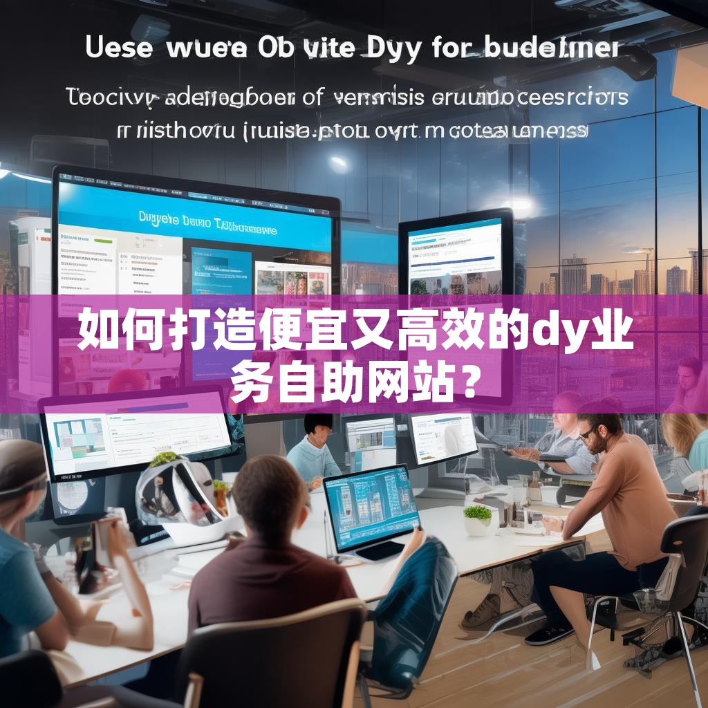 如何打造便宜又高效的dy业务自助网站? 如何打造便宜又高效的dy业务自助网站?