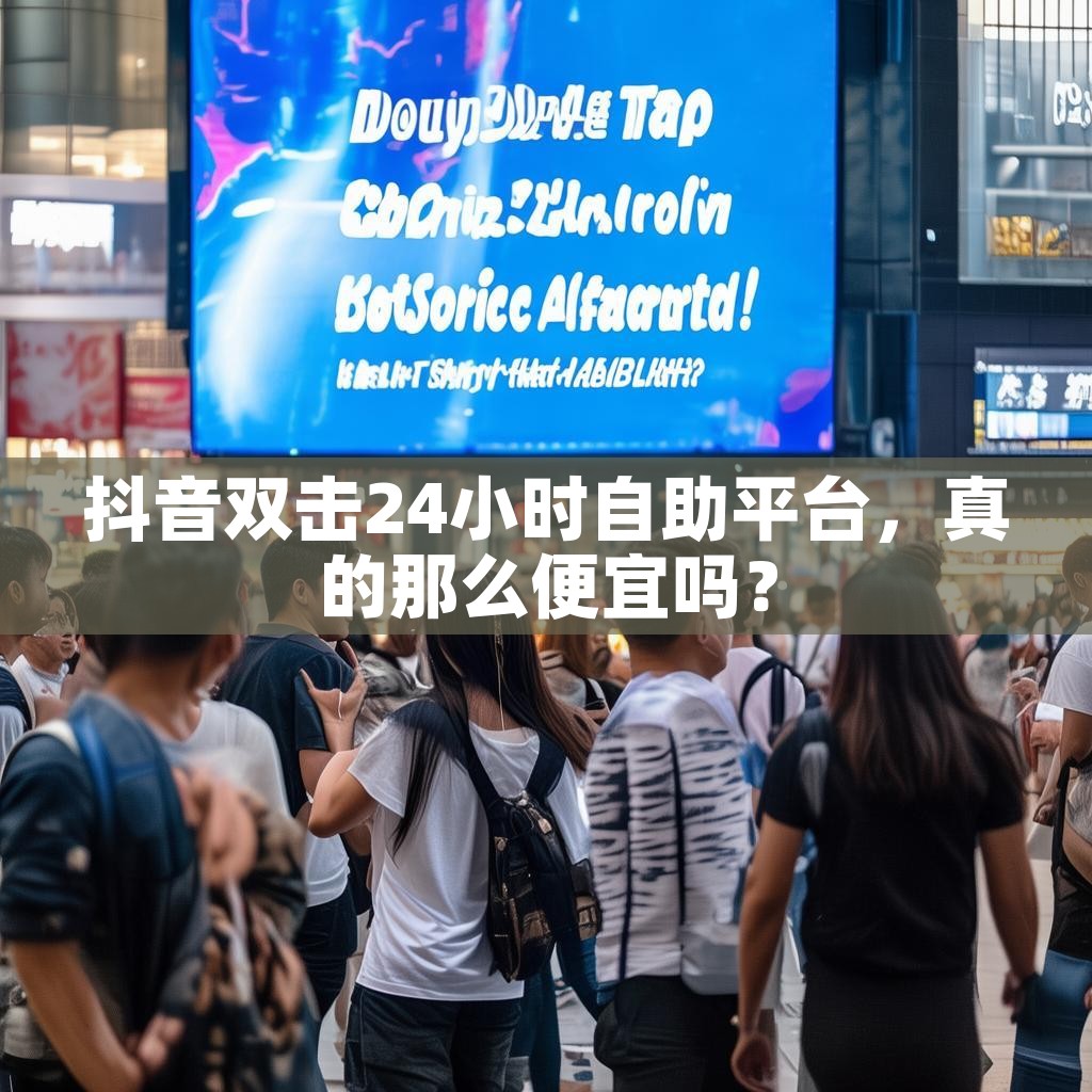 抖音双击24小时自助平台,真的那么便宜吗? 抖音双击24小时自助平台,真的那么便宜吗?