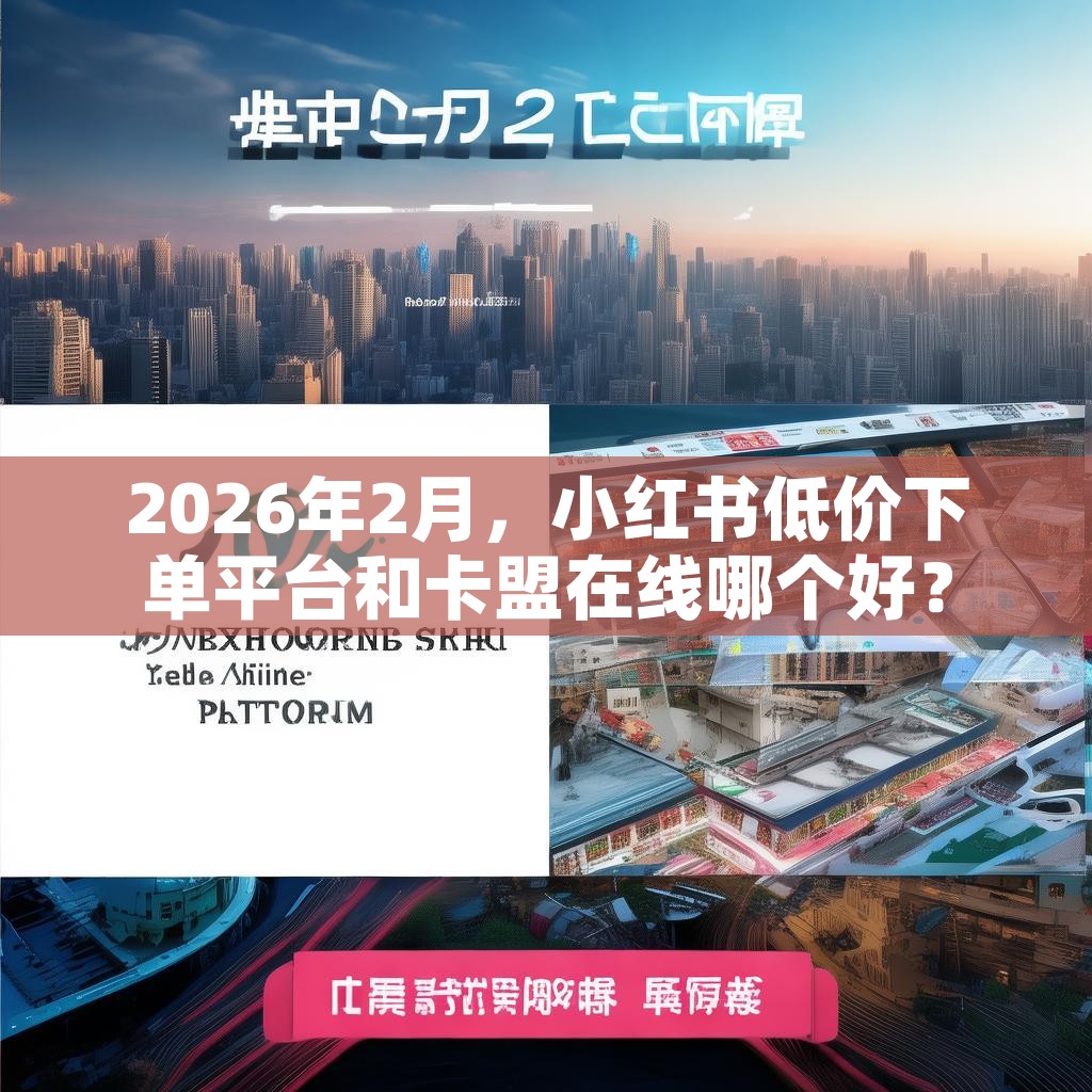 2026年2月,小红书低价下单平台和卡盟在线哪个好? 2026年2月,小红书低价下单平台和卡盟在线哪个好?