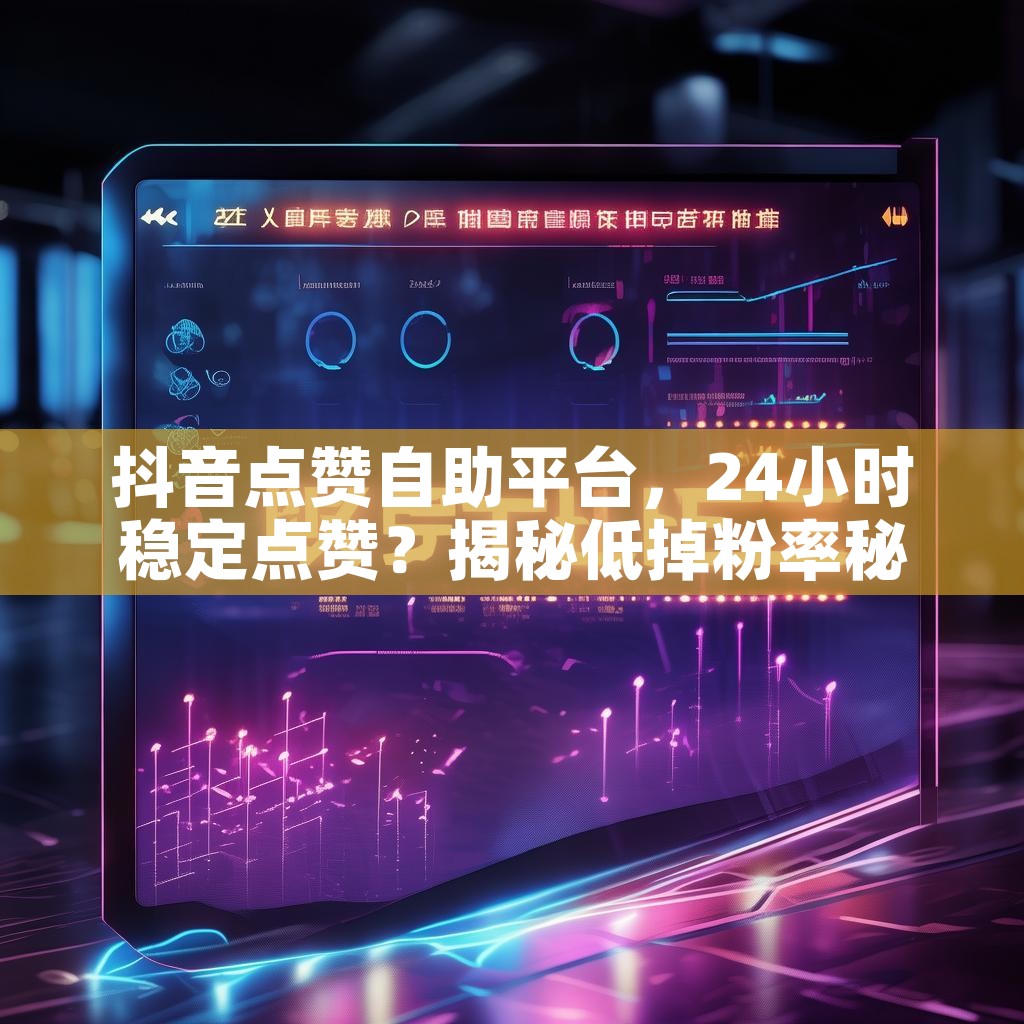 抖音点赞自助平台，24小时稳定点赞？揭秘低掉粉率秘诀！