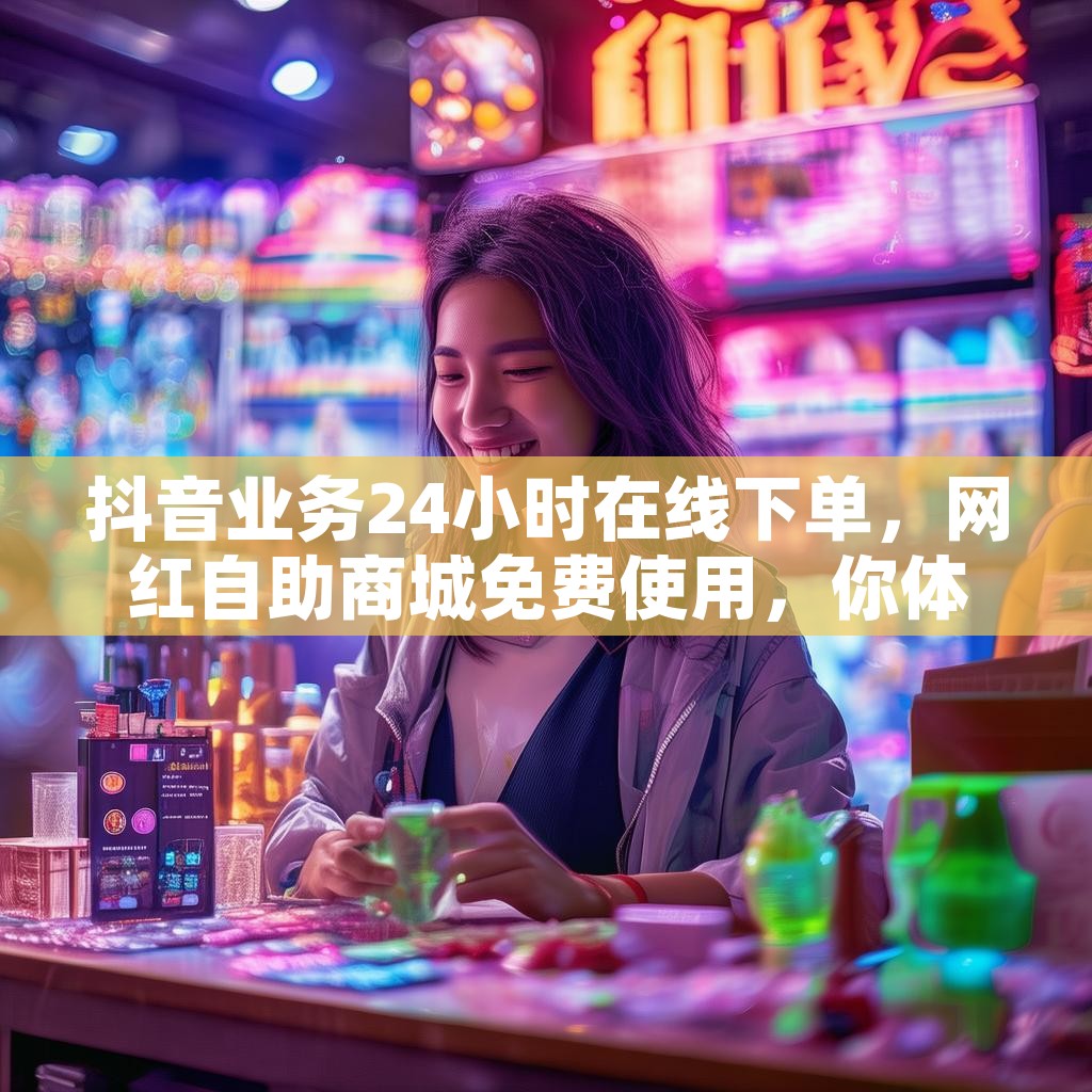 抖音业务24小时在线下单，网红自助商城免费使用，你体验过吗？