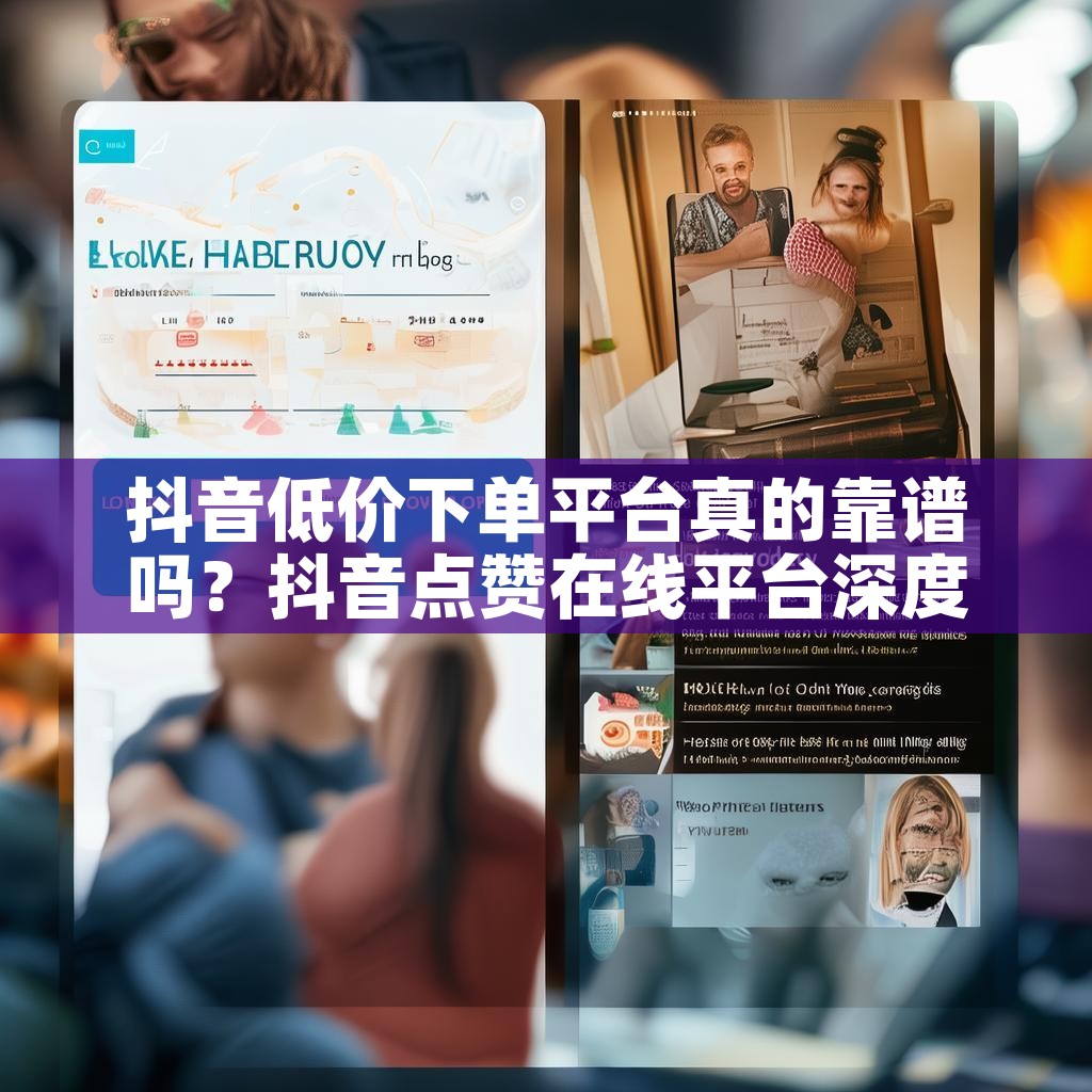 抖音低价下单平台真的靠谱吗？抖音点赞在线平台深度揭秘