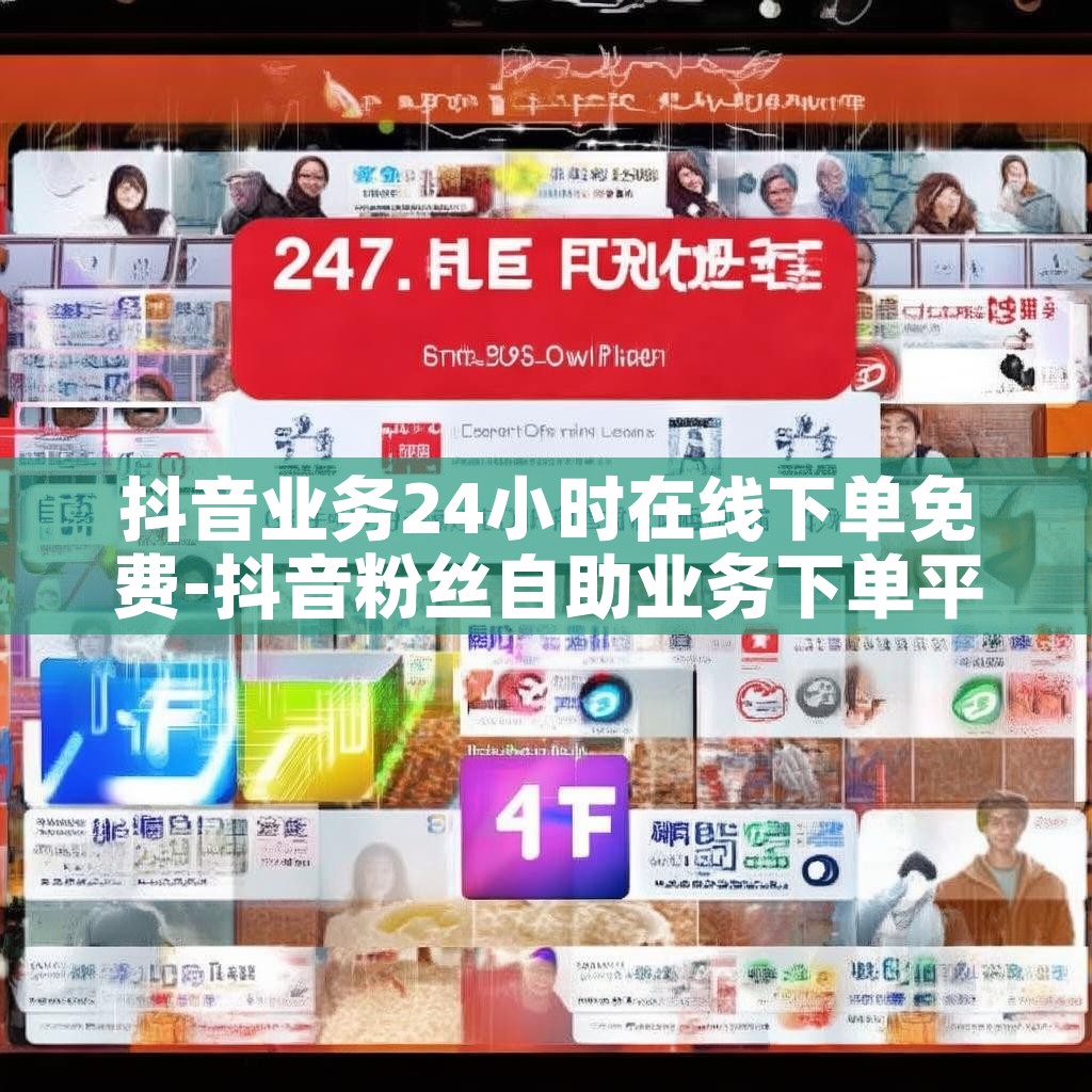 抖音业务24小时在线下单免费-抖音粉丝自助业务下单平台超低价