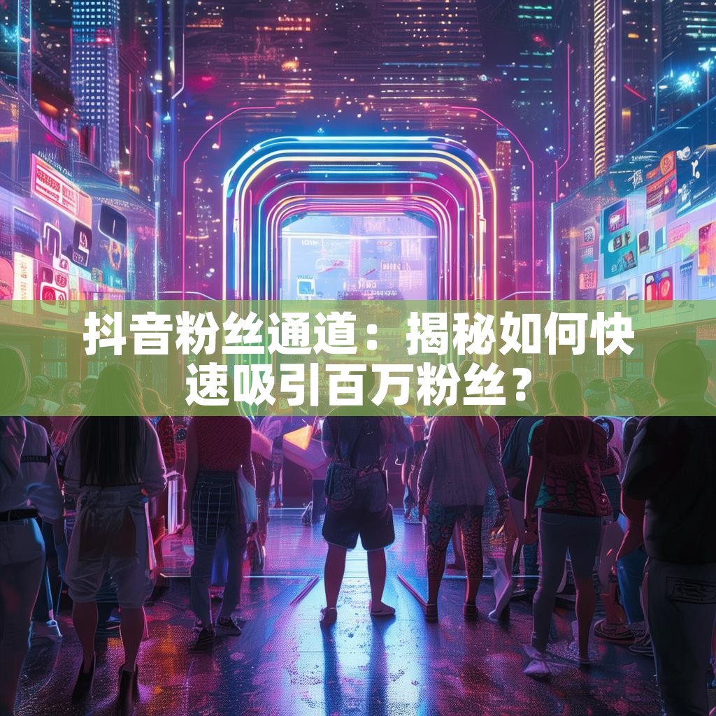 抖音粉丝通道：揭秘如何快速吸引百万粉丝？