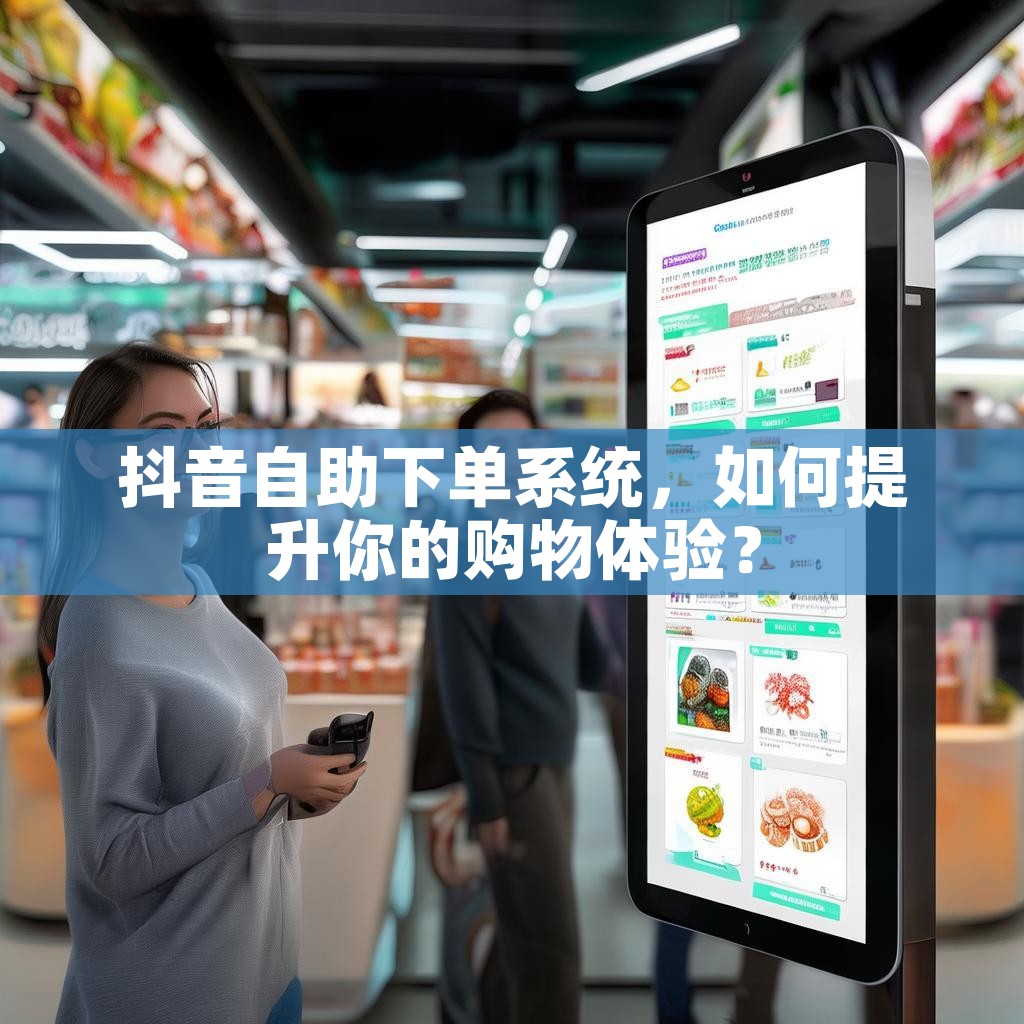 抖音自助下单系统，如何提升你的购物体验？