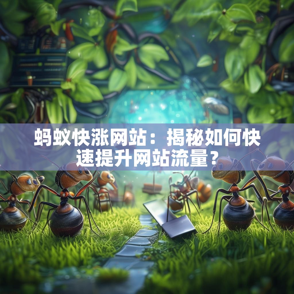 蚂蚁快涨网站：揭秘如何快速提升网站流量？