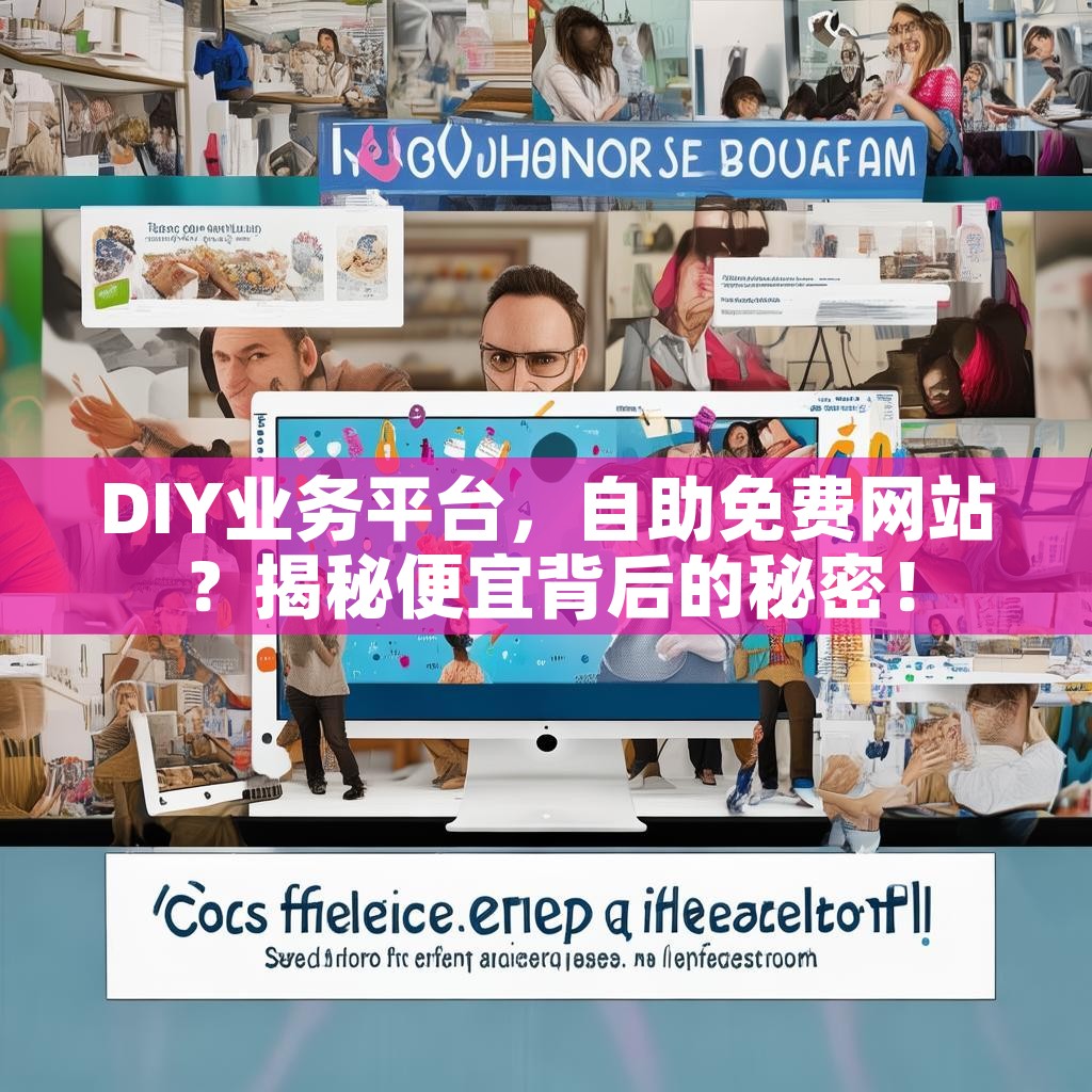 DIY业务平台,自助免费网站?揭秘便宜背后的秘密! DIY业务平台,自助免费网站?揭秘便宜背后的秘密!
