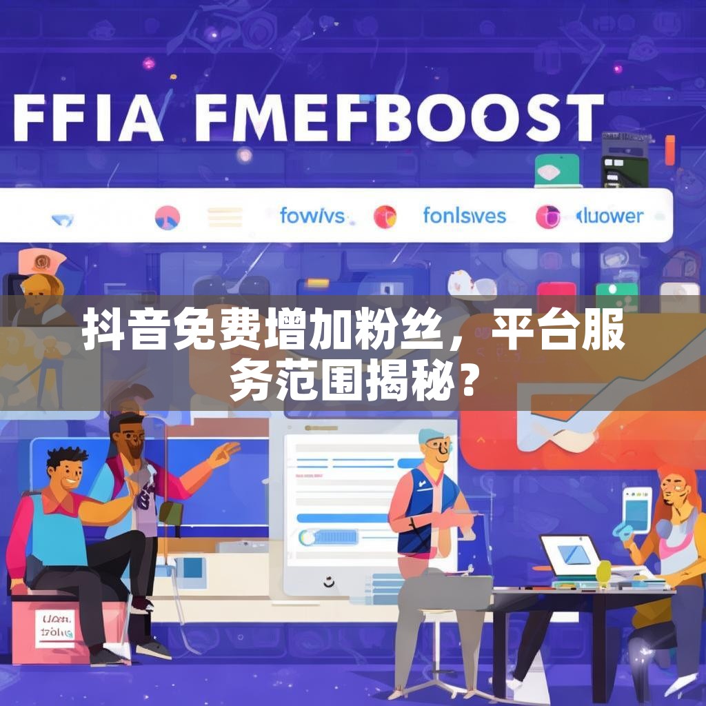 抖音免费增加粉丝，平台服务范围揭秘？