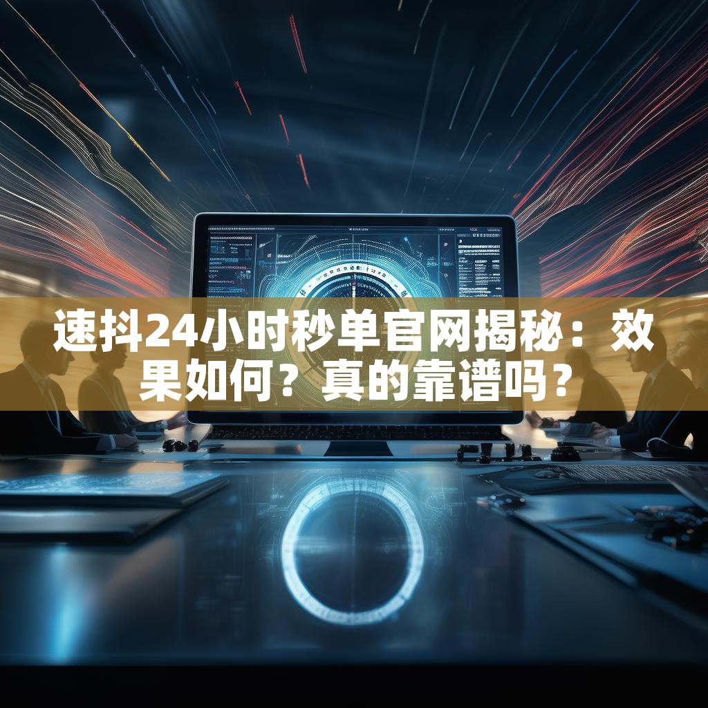速抖24小时秒单官网揭秘：效果如何？真的靠谱吗？