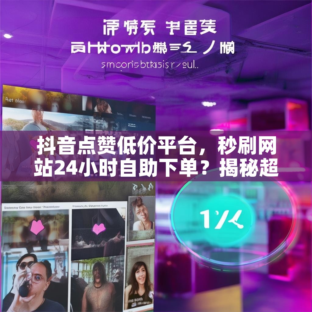 抖音点赞低价平台，秒刷网站24小时自助下单？揭秘超低价点赞秘密！