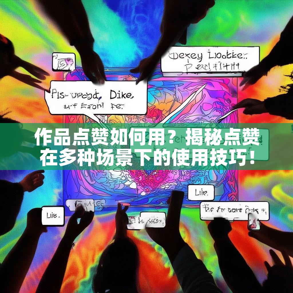 作品点赞如何用？揭秘点赞在多种场景下的使用技巧！
