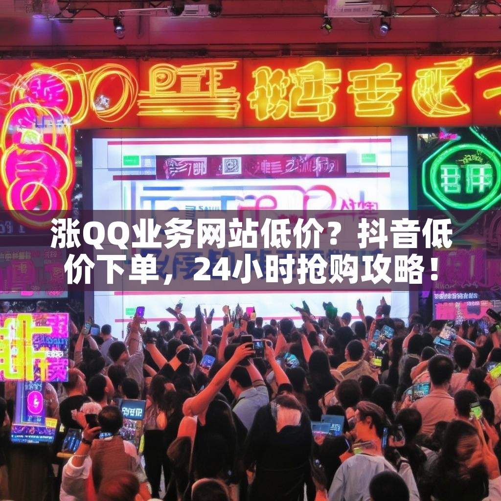 涨QQ业务网站低价？抖音低价下单，24小时抢购攻略！