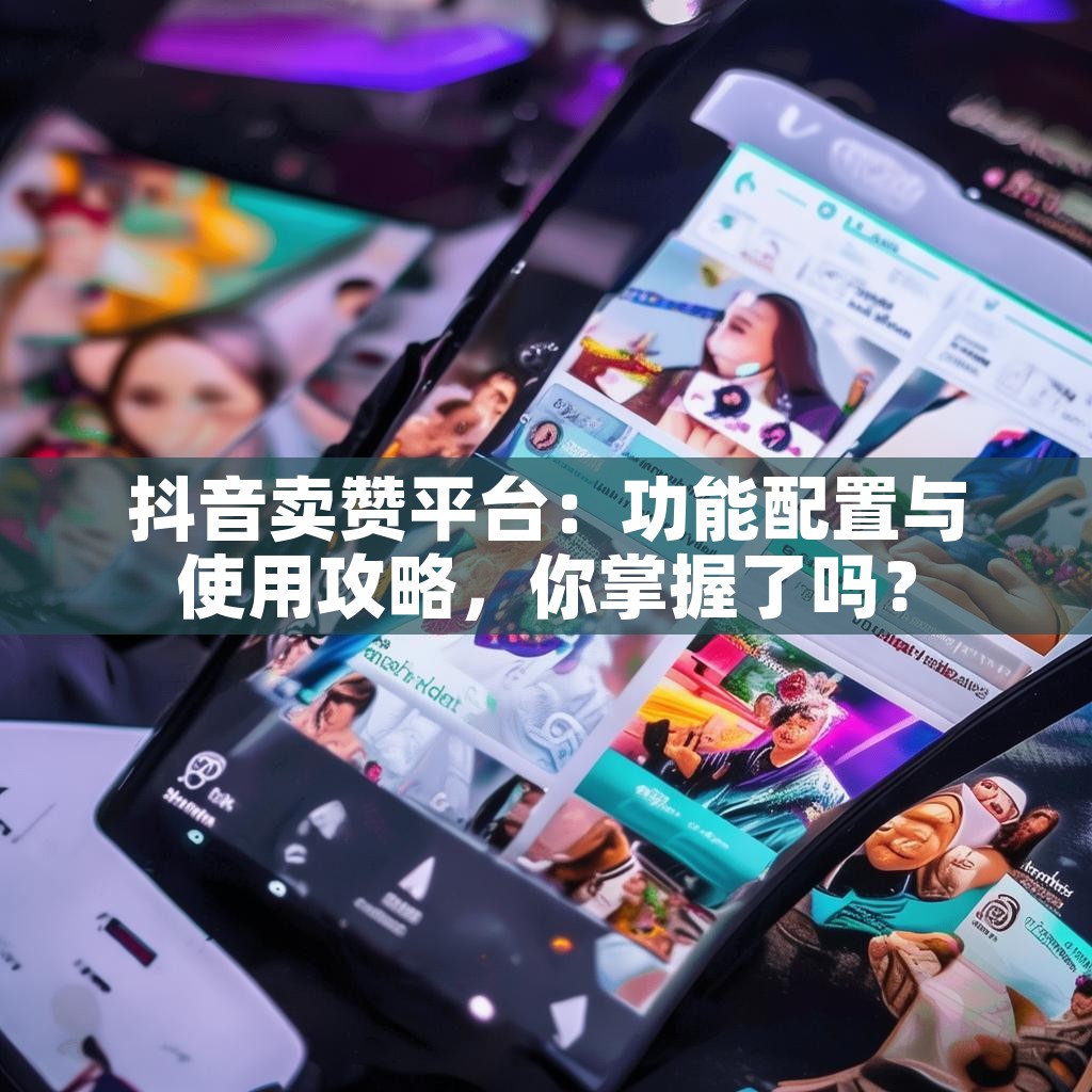 抖音卖赞平台：功能配置与使用攻略，你掌握了吗？