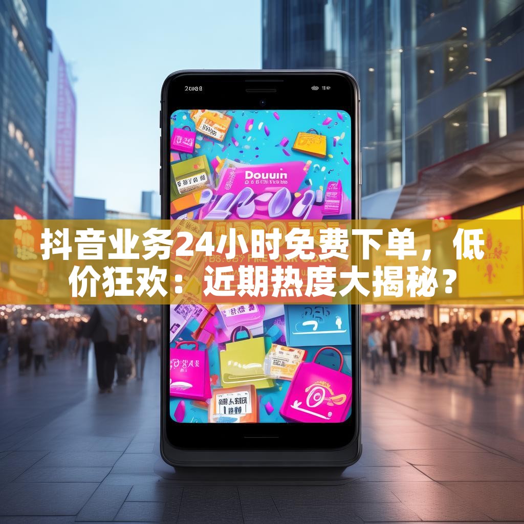 抖音业务24小时免费下单，低价狂欢：近期热度大揭秘？