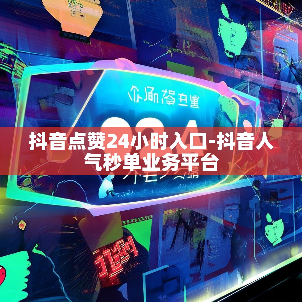 抖音点赞24小时入口-抖音人气秒单业务平台