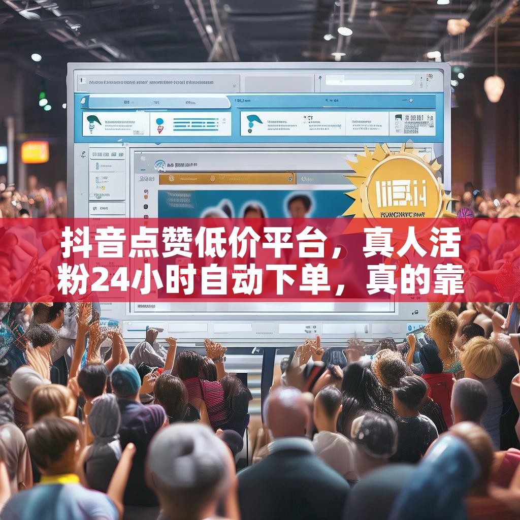 抖音点赞低价平台，真人活粉24小时自动下单，真的靠谱吗？