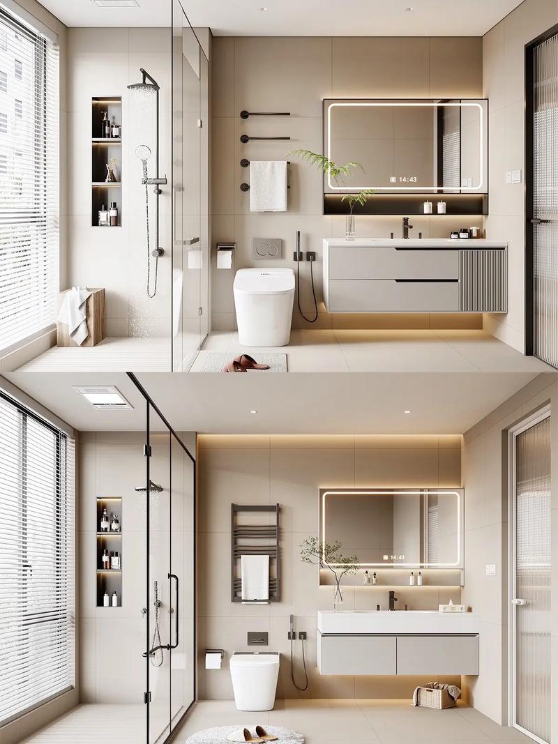 卫生间装修效果图参考 小户型浴室设计灵感