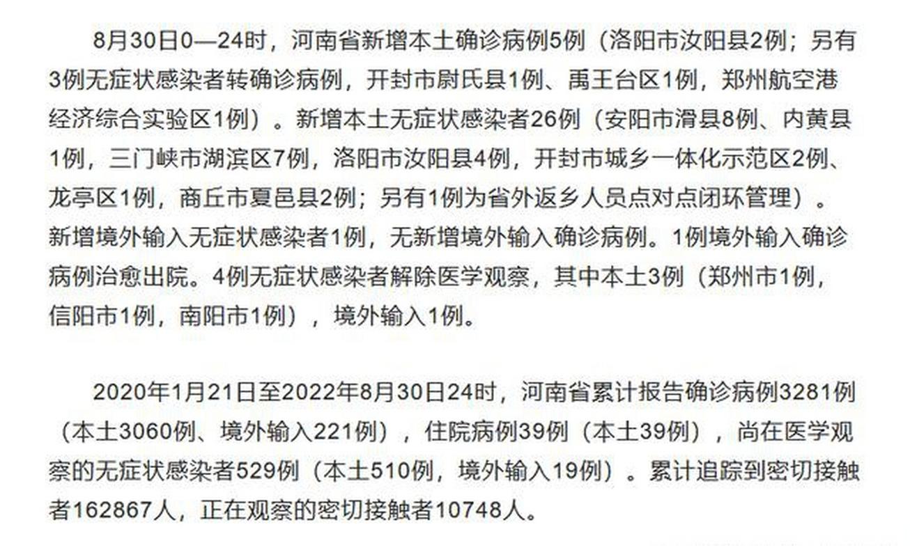 河南新增病例24例详情，具体分布地点查询