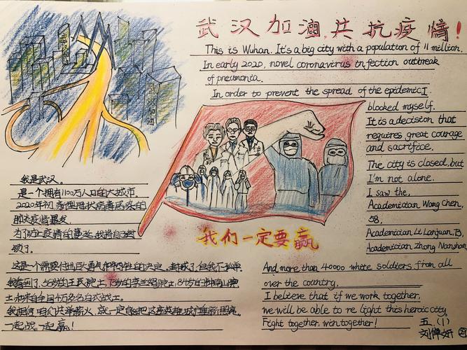 抗疫祝福语：为武汉加油，盼中华儿女携手共克疫情迎春天