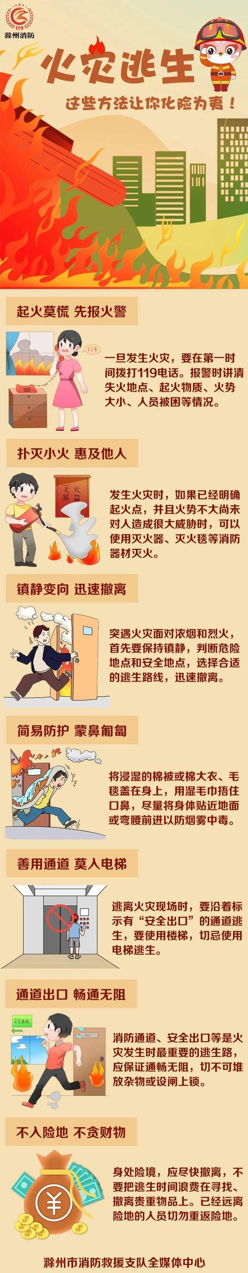 逃生方法火灾__火场逃生十招